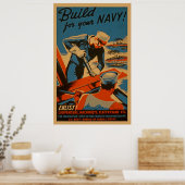 Construisez pour votre marine Posters vintage WPA  (Cuisine)