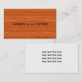 Construisez votre propre carte de visite (Devant / Derrière)