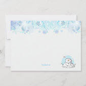 Construisons une invitation de Snowman (Dos)