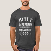 Construit Différemment Pas de T-Shirt de Gym Moyen (Devant)