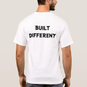 Construit Différemment – T-shirt de fitness à l'av (Dos)