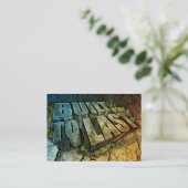 Construit pour durer - carte d'affaires/Outreach - (Debout devant)