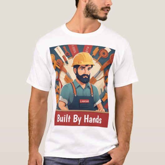 Construite à la main - Conception de T-shirts pour (Devant)