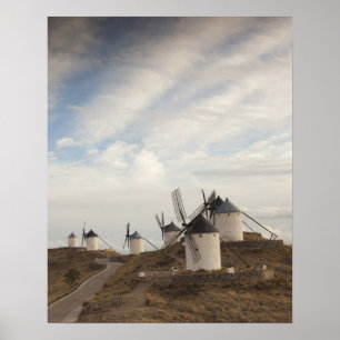 Consuegra, antieke windmolens van La Mancha Poster