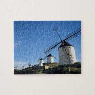 Consuegra, La Mancha, Spanje, windmolens 2 Legpuzzel