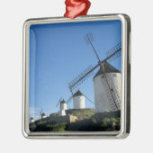 Consuegra, La Mancha, Spanje, windmolens 2 Metalen Ornament (Links)