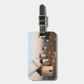 Consuegra, La Mancha, Spanje, windmolens Bagagelabel (Voorkant verticaal)