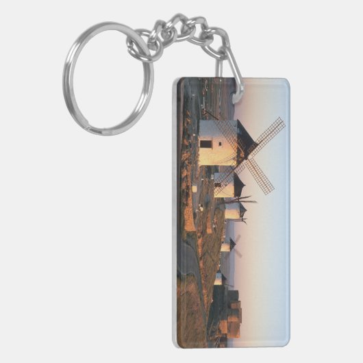 Consuegra, La Mancha, Spanje, windmolens Sleutelhanger (Voorkant Links)