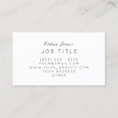 Consultant Abstracte art Visitekaartje (Achterkant)