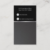 Consultant Carte de visite de grandes onogrammes (Dos)