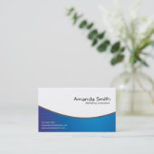 Consultant du marketing - cartes de visite (Debout devant)