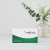 Consultant du marketing - cartes de visite (Debout devant)