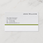 Consultant du marketing - cartes de visite (Dos)