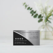 Consultant en sécurité Carte de visite moderne (Debout devant)