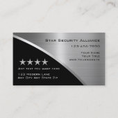 Consultant en sécurité Carte de visite moderne (Devant)