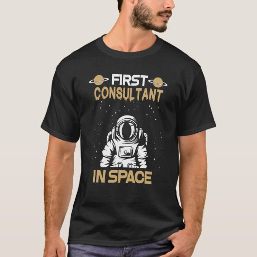 Consultant In Space T-shirt (Voorkant)