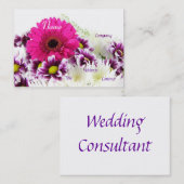 Consultant mariage I Carte de visite (Devant / Derrière)
