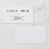 Consultant professionnel Carte de visite (Devant / Derrière)