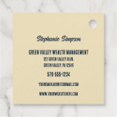 Consultant, Small Business Jam Marketing Bedankjes Labels (Achterkant)