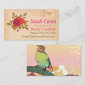 Consultant vintage de beauté de carte postale (Devant / Derrière)