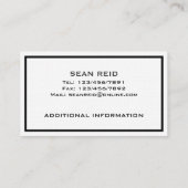 Consultant: Visitekaartjes (Achterkant)