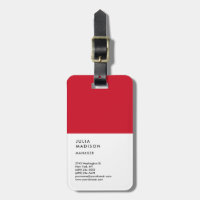 Consultant voor Vertical Red White Trendy Manager