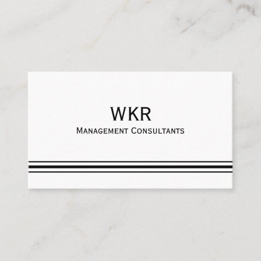 Consultants Carte de visite (Devant)