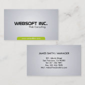 Consultation de Web - cartes de visite (Devant / Derrière)