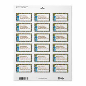 Consulter une enveloppe PABC Étiquette de adresse  (Feuille entière)