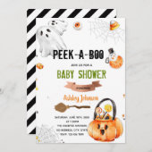 Consulter une invitation de baby shower d'hallowee (Devant / Derrière)