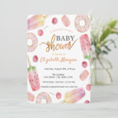 Consumptie-Baby shower Kaart (Staand voorkant)