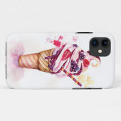 Consumptie-ijs met aardbeien en braambessen Case-Mate iPhone case (Achterkant (horizontaal))