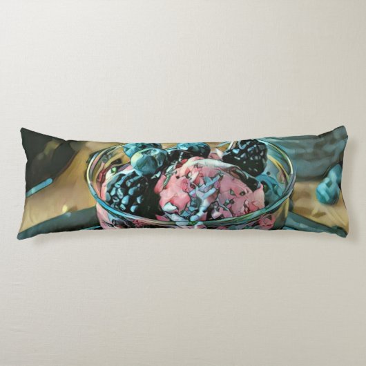 Consumptiegroomcake met bessen lichaamskussen (Voorkant)