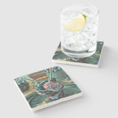 Consumptiegroomcake met bessen stenen onderzetter (Zijkant)