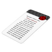 Contact d'urgence : Bug Babysitter Premium Magnet (Côté Gauche)