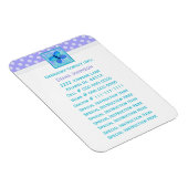 Contact d'urgence : Magnet Premium Papillon (Côté Droit)