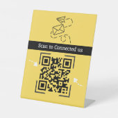 Contact | Kerk / Gemeenschap | Schoon Klassiek Bla Reclamebord Met Voetstuk (Voorkant)