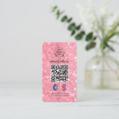Contact met ons opnemen | Aangepaste QR-code voor Visitekaartje (Staand voorkant)