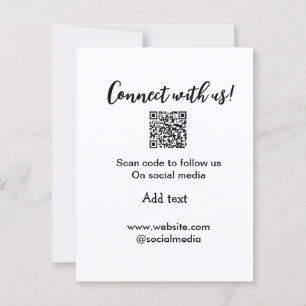 Contact met ons opnemen QR-code scannen Website to Briefkaart