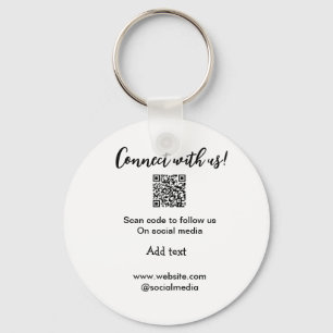 Contact met ons opnemen QR-code scannen Website to Sleutelhanger