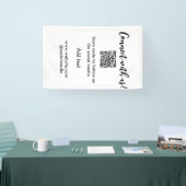 Contact met ons opnemen QR-code scannen Website to Spandoek (Beurs)