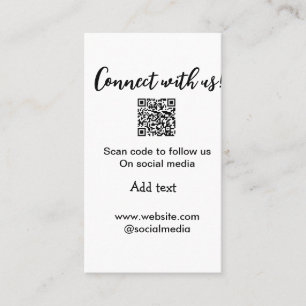 Contact met ons opnemen QR-code scannen Website to Visitekaartje