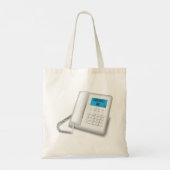 Contact opnemen Telefoon Tote Bag (Achterkant)