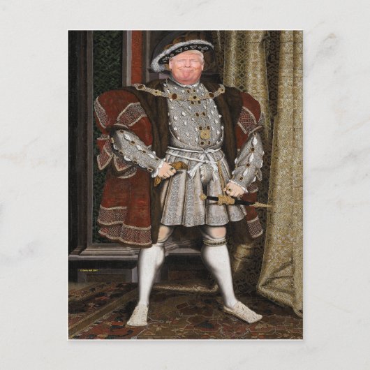 Contactez Donald J. Carte postale Trump Lyin King (Devant)