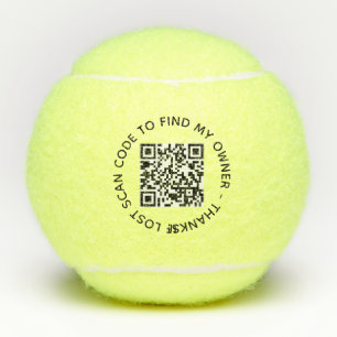 Contactgegevens van de eigenaar van de aangepaste  tennisballen