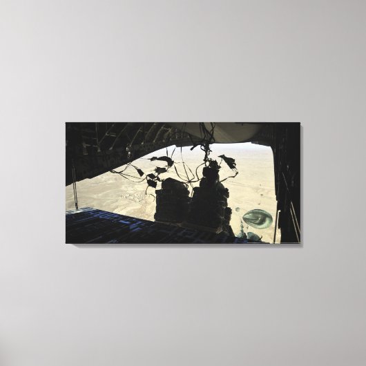 Containerbestelsysteem bundelt uitgang canvas afdruk (Voorkant)