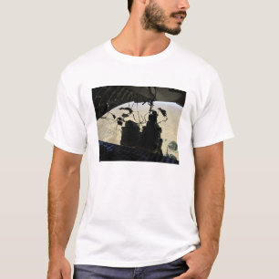 Containerbestelsysteem bundelt uitgang t-shirt