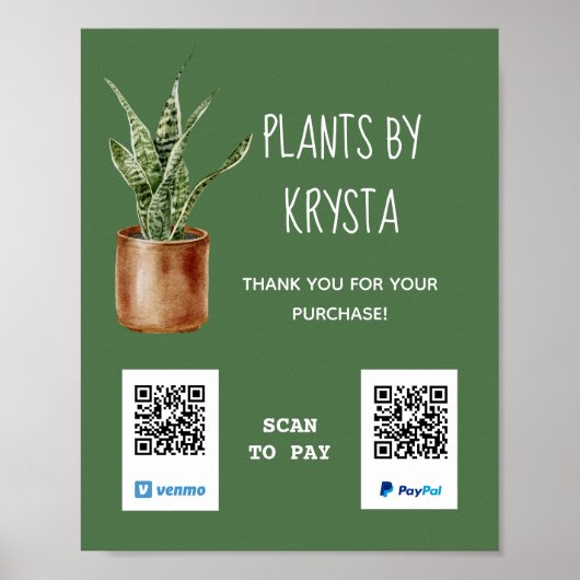 ContainerPlant QR-code Betaling Poster (Voorkant)