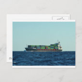 Containerschip Briefkaart (Voorkant / Achterkant)