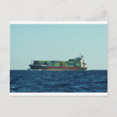 Containerschip Briefkaart (Voorkant)